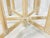 Vintage McGuire Bamboo Oval Dining Table With Beveled Glass, San Francisco For Sale - Image 17 of 18