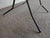 Vintage 1960s Italian Painted Wicker and Steel Folding End / Tray Table For Sale In New York - Image 6 of 9