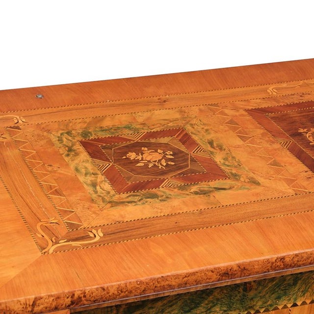 Mid 19th Century Flat-Lid Marburg Chest, 1862 For Sale - Image 5 of 11