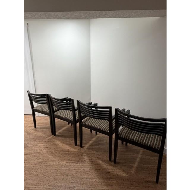 Joe & Linda Ricchio Knoll Ricchio Chairs, Set of 4 For Sale - Image 4 of 6