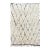 Authentic Moroccan Beni Ourain Rug, Hand Knotted Wool Berber Carpet, Large Ivory Black Diamond Area Rug For Sale