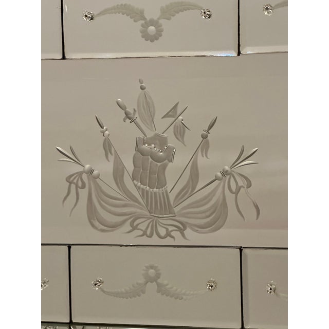 1970s Rectangular Italian Venetian Mirror For Sale - Image 5 of 9