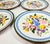 Blue Stangl Fruit and Flowers Plates- Set of Four For Sale - Image 8 of 12