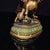 Bronze Late 19th Century Gilt Bronze Garuda Statue, Mythical Bird Figure, 700g For Sale - Image 8 of 9