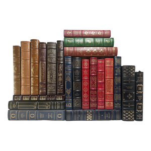 1970s Vintage Franklin Library, Pulitzer Prize Classics Collection, Leather Books - Set of 22 Books