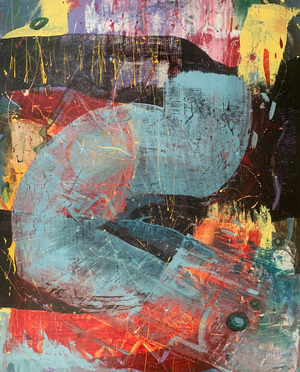 Monika Rossa, Abstraction, 2025, Oil on Canvas