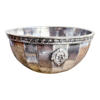 Antique Silver Plated Bowman Hotel Nut Bowl For Sale