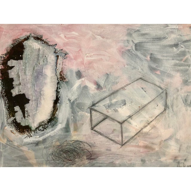 2020s “Out of Box” Original Mixed Media Abstract Painting by CL Auker For Sale - Image 5 of 8