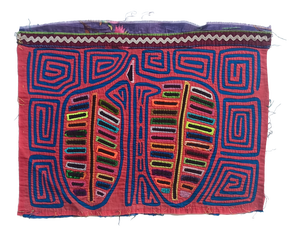 Mola Fabric by Cuna Indians, Panama, 1970s