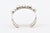 Vintage Sterling Silver and Pearl Artisan Wide Cuff Bracelet, 1980's. For Sale - Image 10 of 11