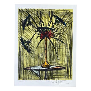 Bernard Buffet, Umbels and Irises, 1990s, Lithograph For Sale