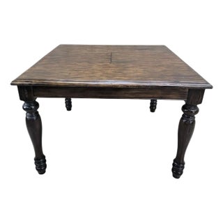 Vintage Rustic Town and Country Style Expanding Butterfly Farmhouse Table For Sale