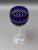 Glass Late 20th Century Ajka Hungary Cadessia Cobalt Blue Crystal Wine Hock Glasses- Set of 4 For Sale - Image 7 of 9