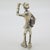1980s Vintage Italian Handmade 800 Silver Pinocchio Going to School Figurine, Arezzo, 1980s For Sale - Image 5 of 12