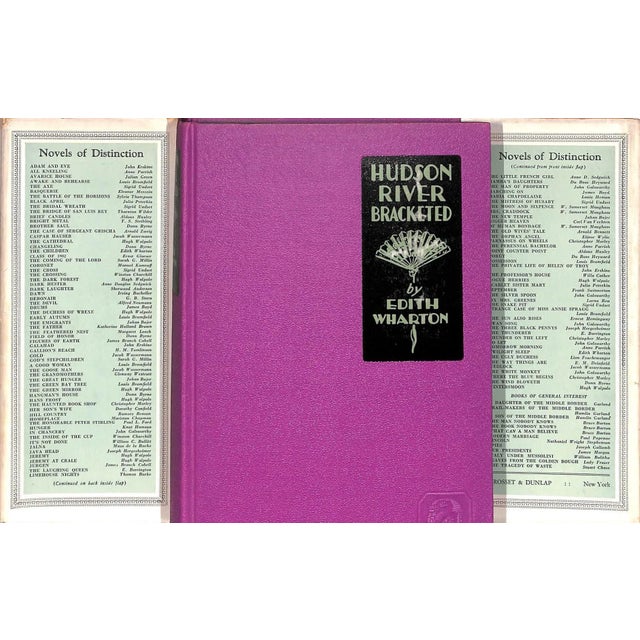 WHARTON, Edith [560] pp. Grosset & Dunlap 1929 8" x 5 1/2" Hudson River Bracketed features two strong protagonists - Vance...