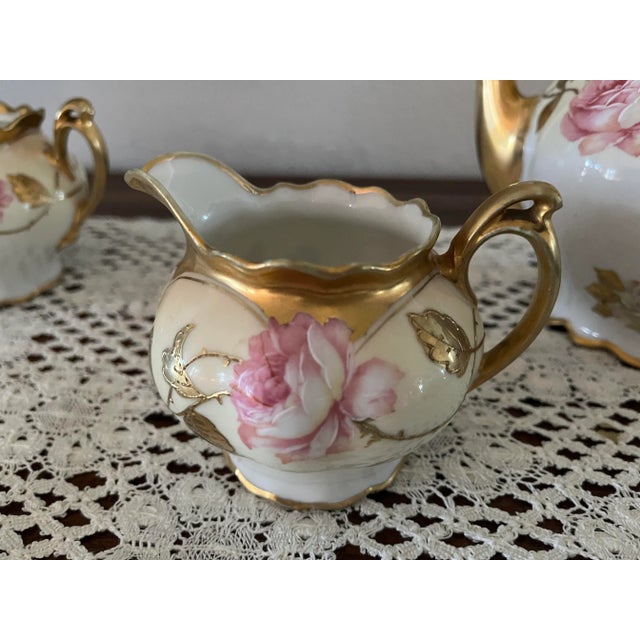Antique Mz Austria Tea Set- 3 Pieces For Sale In Dallas - Image 6 of 11