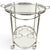 1950s Vintage French Neoclassical Chrome Plated and Brass Drinks Trolley with Serving Tray, 1950s For Sale - Image 5 of 18