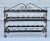 Black Vintage Rustic Iron Indoor/Outdoor Wine Rack For Sale - Image 8 of 11