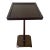 Contemporary Wood and Cast Bronze Side Table For Sale