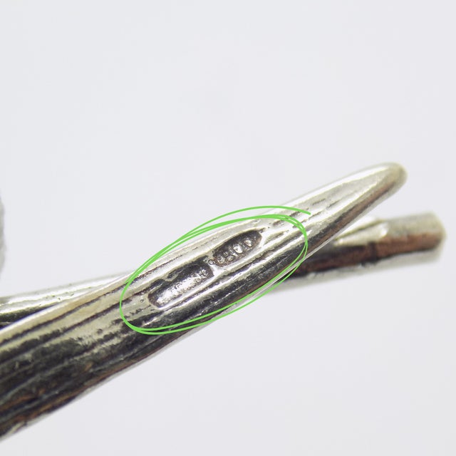 Vintage Italian Handmade Silver 800 Ear of Corn Figurine, Arezzo, 1980s For Sale - Image 6 of 10