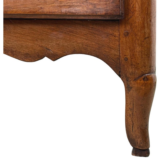 Antique French Walnut Commode, 1770 For Sale - Image 11 of 15