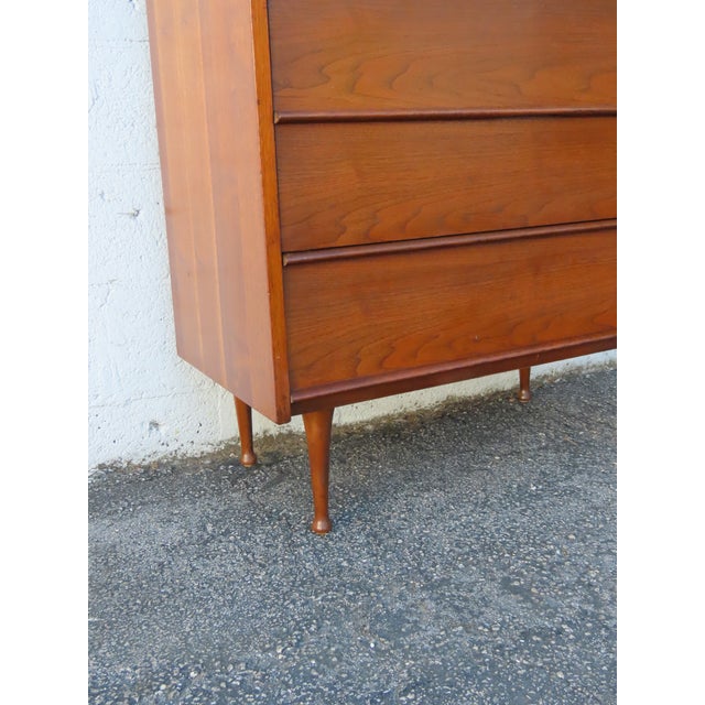 Mid Century Modern Tall Chest of Drawers 6310 For Sale - Image 10 of 15