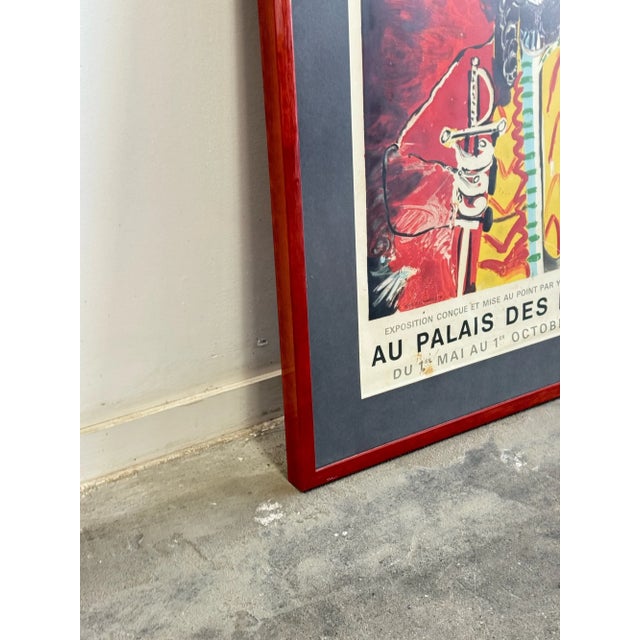 Glass Vintage 1970s Expo Picasso Print For Sale - Image 7 of 12
