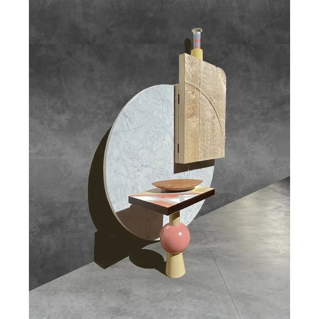 Wood S7 Side Table by Mascia Meccani for Meccani Design For Sale - Image 7 of 9