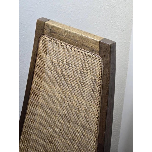 Set of 4 Mid-Century Cane Back Dining Chairs For Sale - Image 9 of 12
