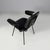 Mid-Century Modern Italian Black Faux Leather and Black Metal Armchair, 1960s For Sale - Image 4 of 18