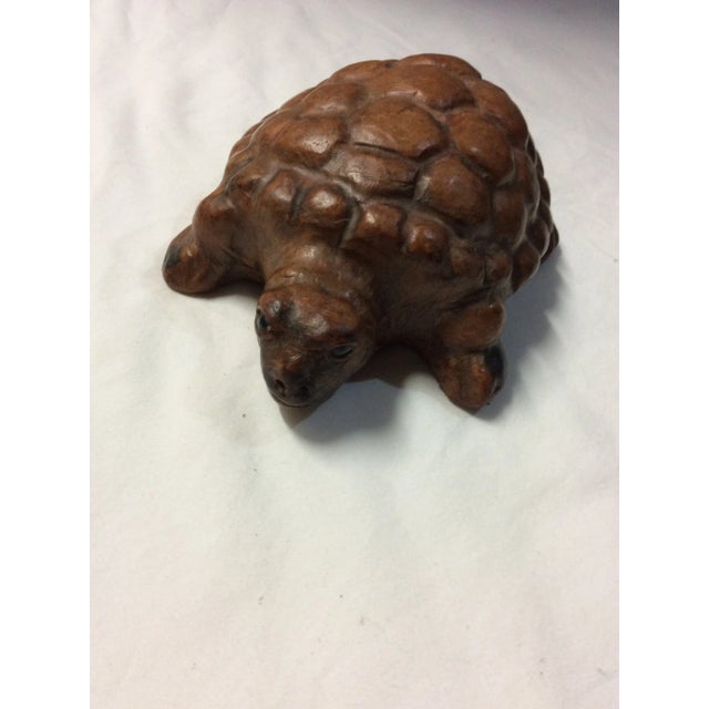 Paper Mid 20th Century Paper Marche Turtle Figurine For Sale - Image 7 of 8