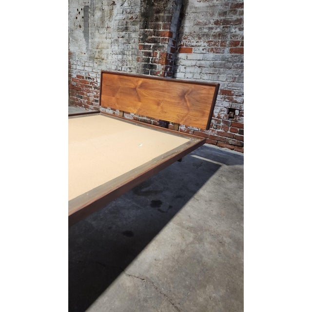 Full-Size Teak Bed Frame by Richard Artschwager For Sale In Philadelphia - Image 6 of 9
