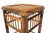 Boho Chic Square Burnt Bamboo Plant Stand / Pedestal For Sale In Milwaukee - Image 6 of 8