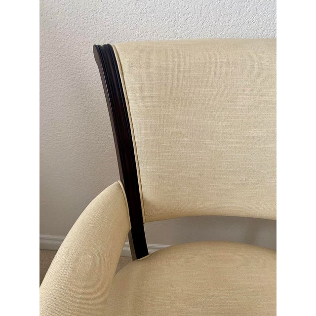 Vintage Baker Furniture Barbara Barry Modern Regency Exquisite Pair Accent Armchairs For Sale - Image 13 of 16