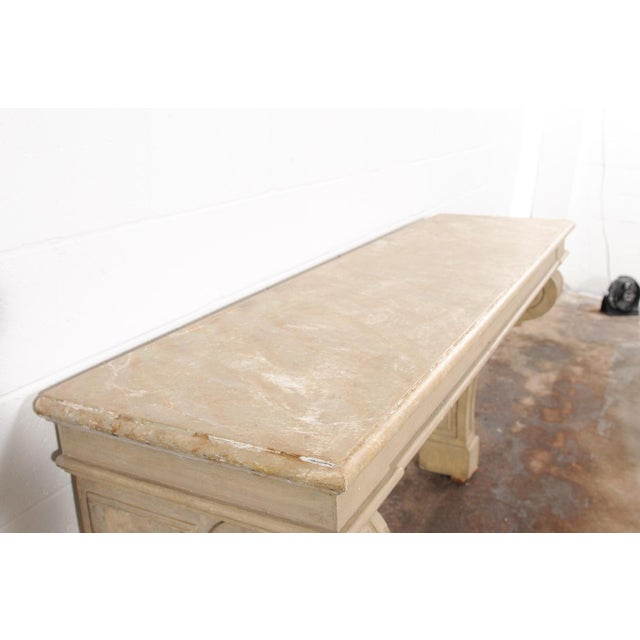 Classical Italian Antique Wall Console For Sale - Image 11 of 12