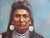 A vintage (1977) oil on canvas painting of American Indian Chief Joseph. Artist is Paul Milosevich, born in 1936. Measures...