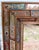 Stunning Large Hand-Made Reverse Painted Glass Paneled Mirror by Artist Robert Weiss, Peru For Sale - Image 4 of 14