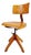 Bauhaus Swivel Office Chair in Wood by Polster Gleich, 1930s For Sale