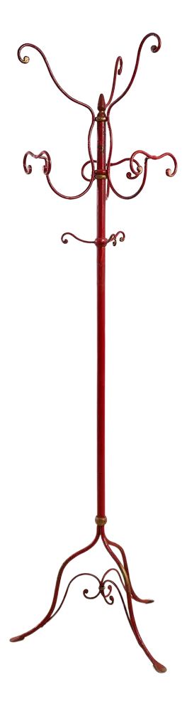 Wrought Iron Coat Rack