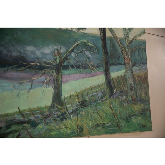 2010s Grace B. Keogh Painting "Trees" For Sale - Image 5 of 6
