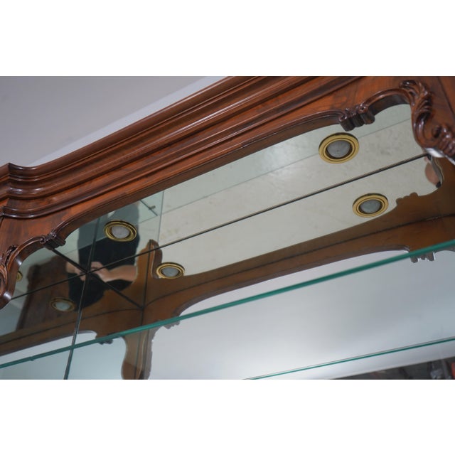 Wood Francesco Molon 7 Piece Italian Bar W. Hutch Cabinet For Sale - Image 7 of 18