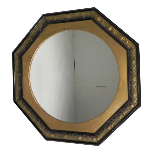 Art Nouveau 8-Sided Mirror, 1920s For Sale