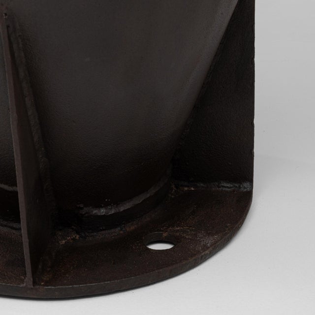 20th Century French Wrought Iron Flared Urn Firepit For Sale - Image 9 of 9