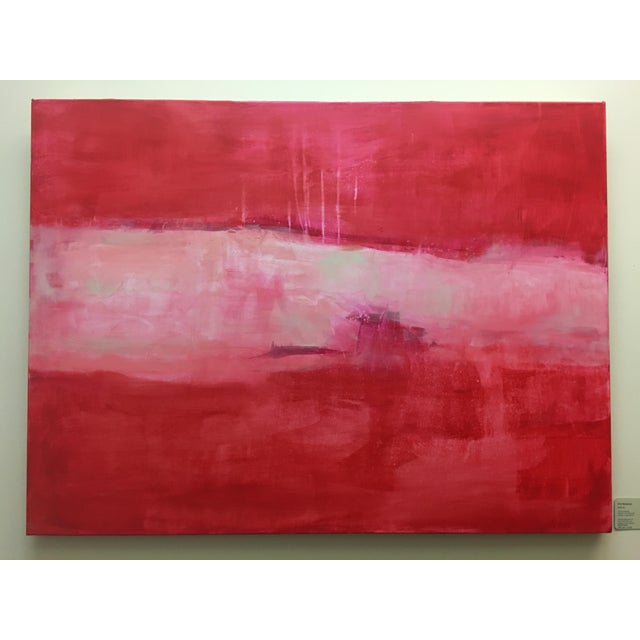 Contemporary "Different Meanings of Red" Contemporary Painting For Sale - Image 3 of 3