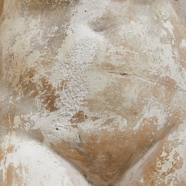 Mid 20th Century Vintage French Plaster Female Torso Sculpture For Sale - Image 5 of 18