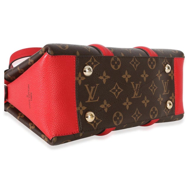 Cherry Monogram Canvas Soufflot BB For Sale In New York - Image 6 of 9