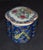 Japanese Porcelain Ware Trinket Box Vintage Painted Floral Lidded Multi Lobe 50s For Sale - Image 14 of 14
