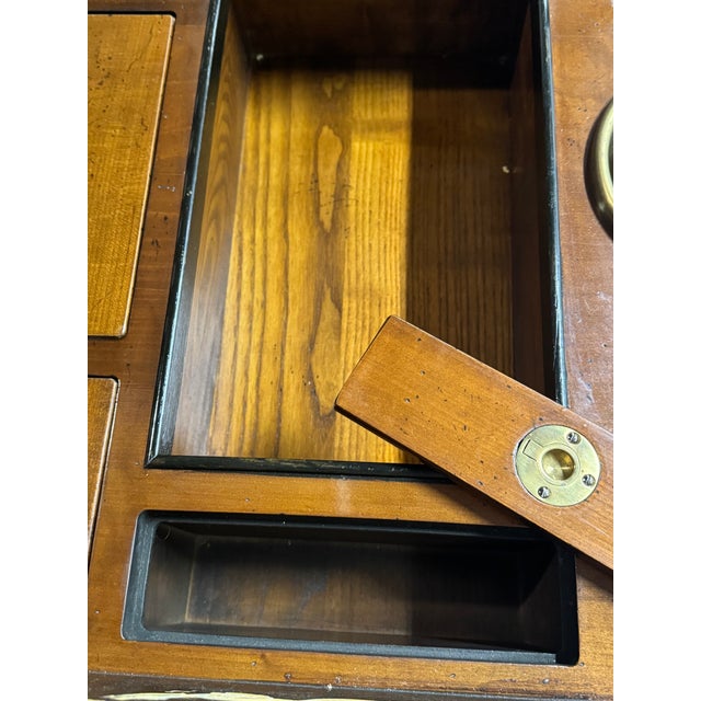 Chestnut Pierre Deux Roll Top Bar For Sale - Image 8 of 10