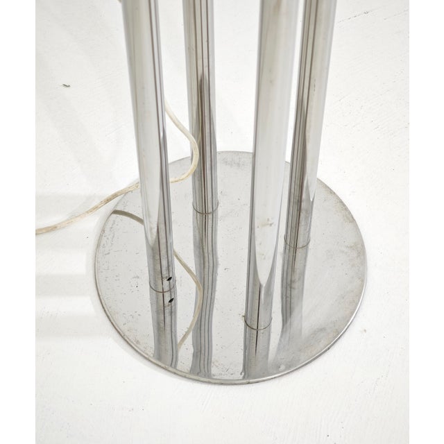 Mid-Century Modern Space Age Chrome and Murano Glass Floor Lamp, Italy, 1970s For Sale - Image 13 of 17