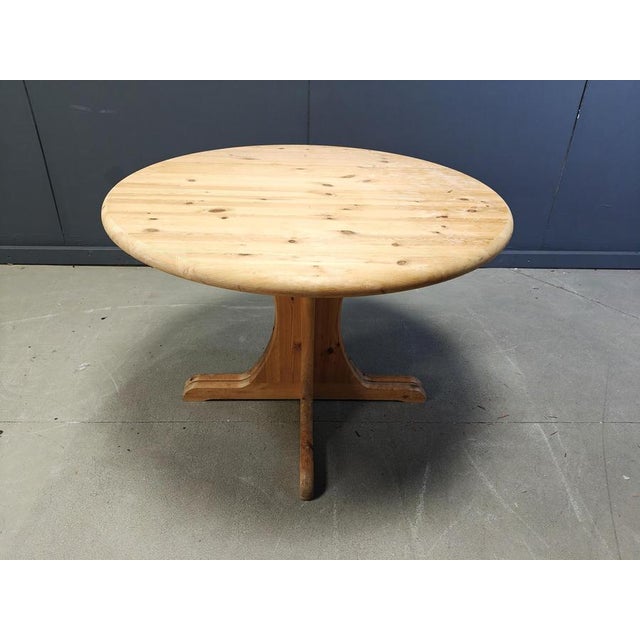 Pine Wood Dining Table by Rainer Daumiller, 1970s For Sale - Image 10 of 12
